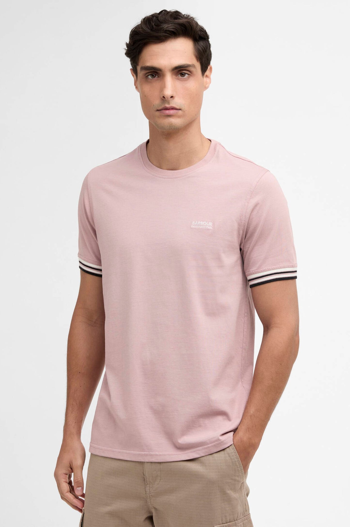 Barbour International Burnwood Tipped Cuff T-Shirt