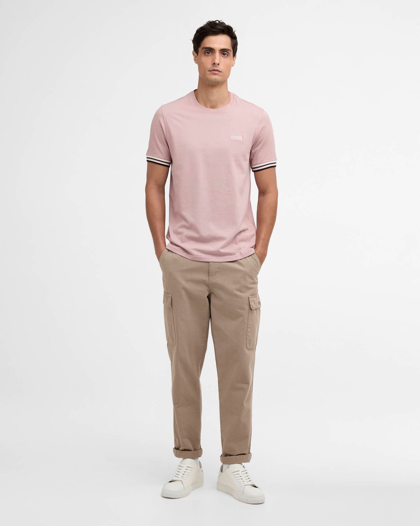 Barbour International Burnwood Tipped Cuff T-Shirt