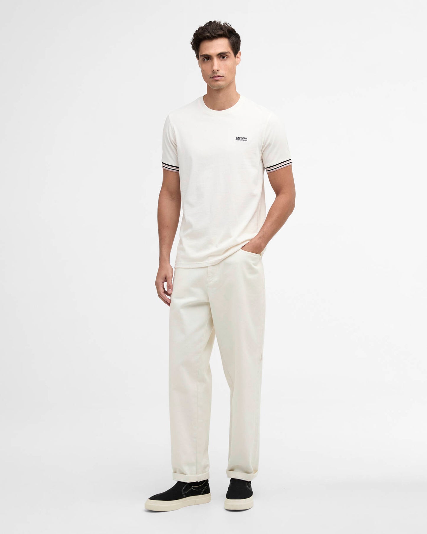 Barbour International Burnwood Tipped Cuff T-Shirt