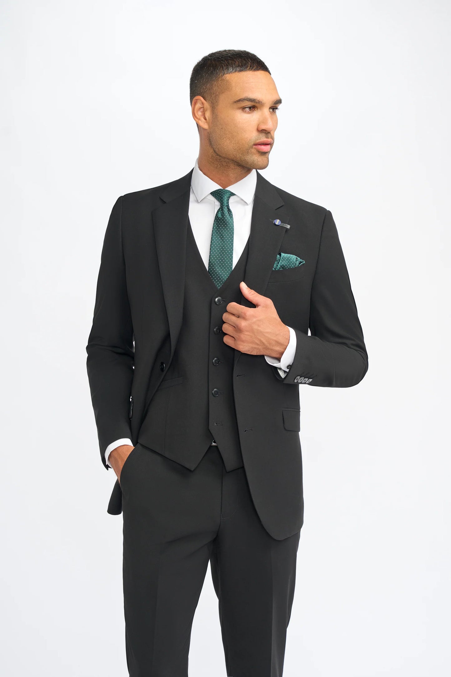 Cavani Malibu Black Regular Blazer