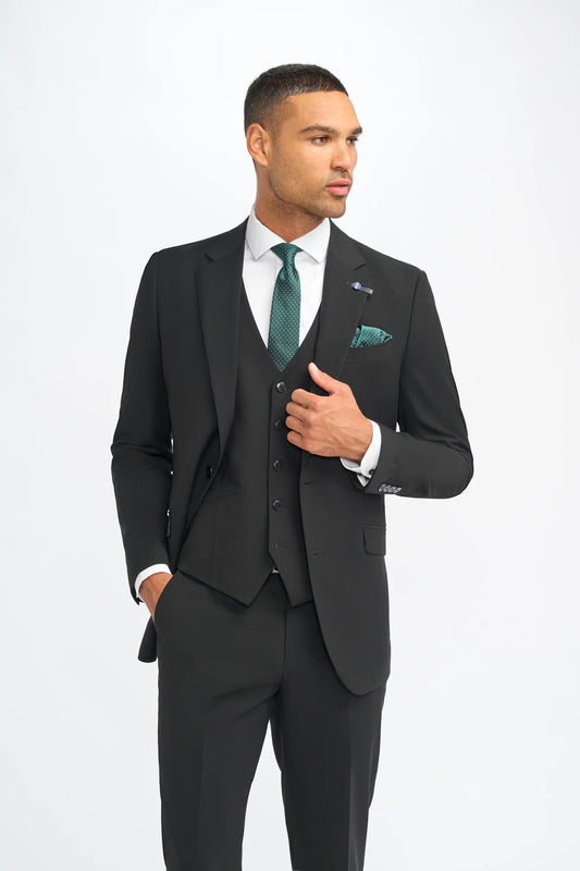 Cavani Malibu Black Regular Blazer