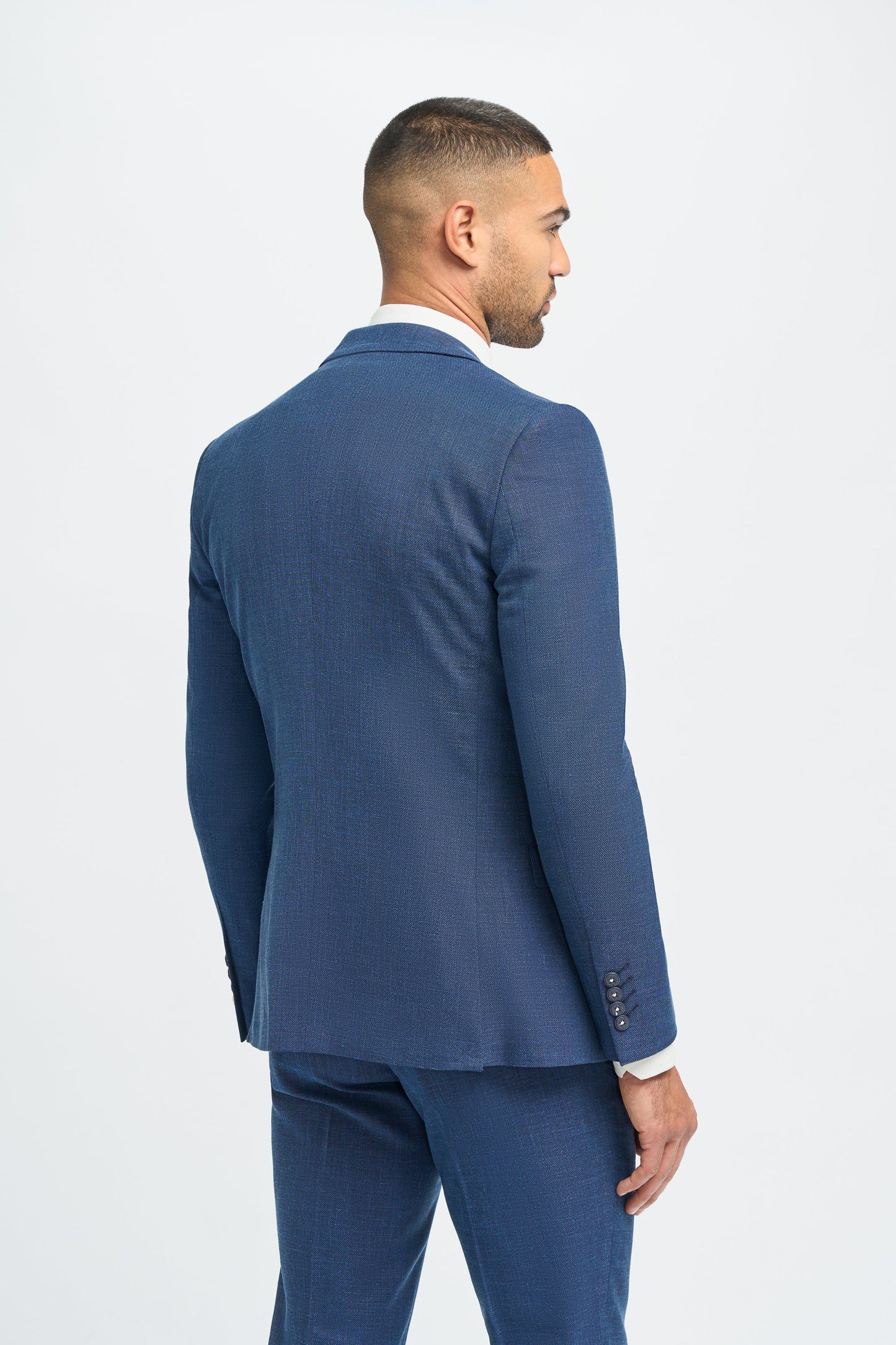 Cavani Miami Blue Slim Fit Blazer
