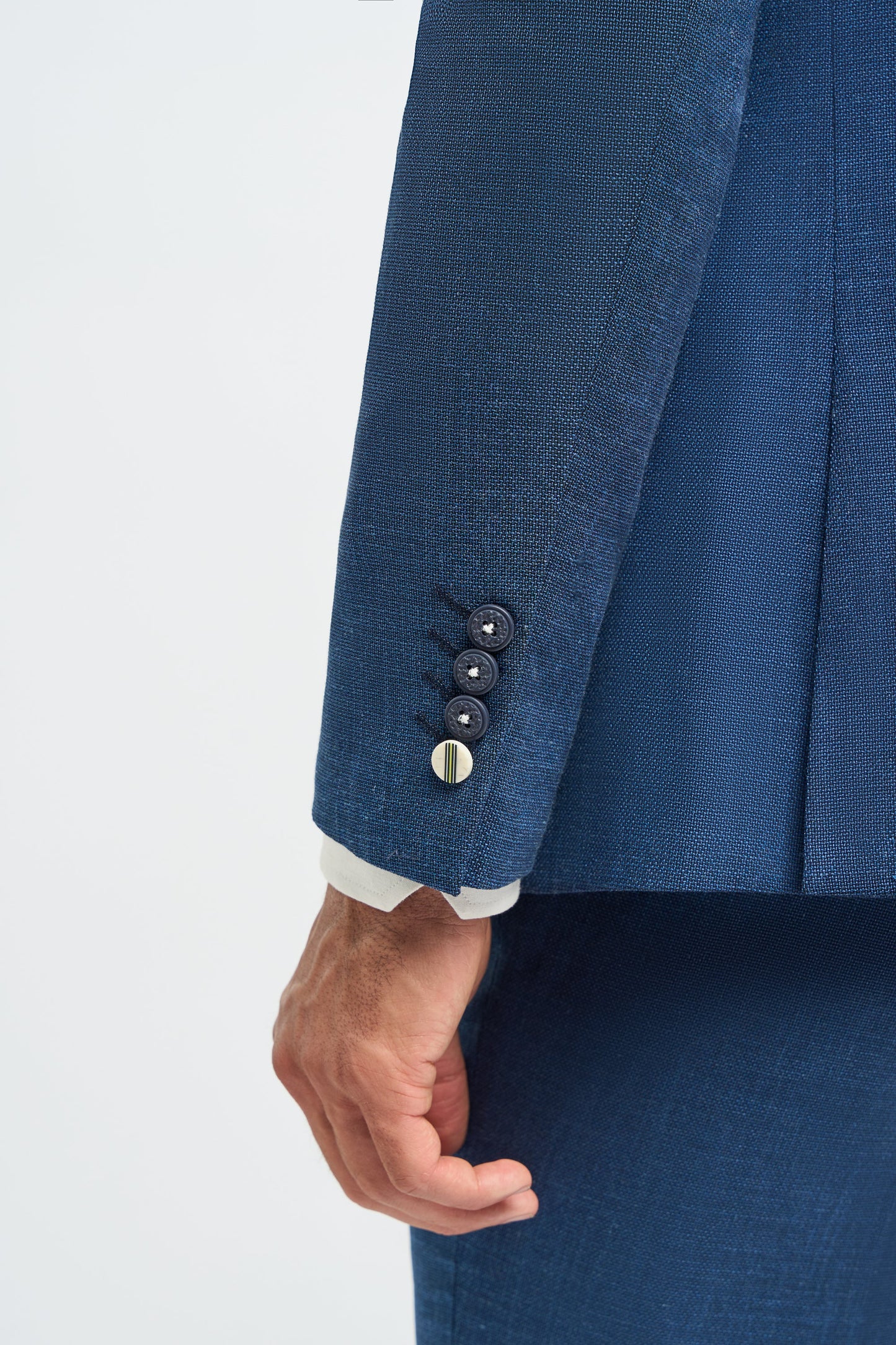 Cavani Miami Blue Slim Fit Blazer