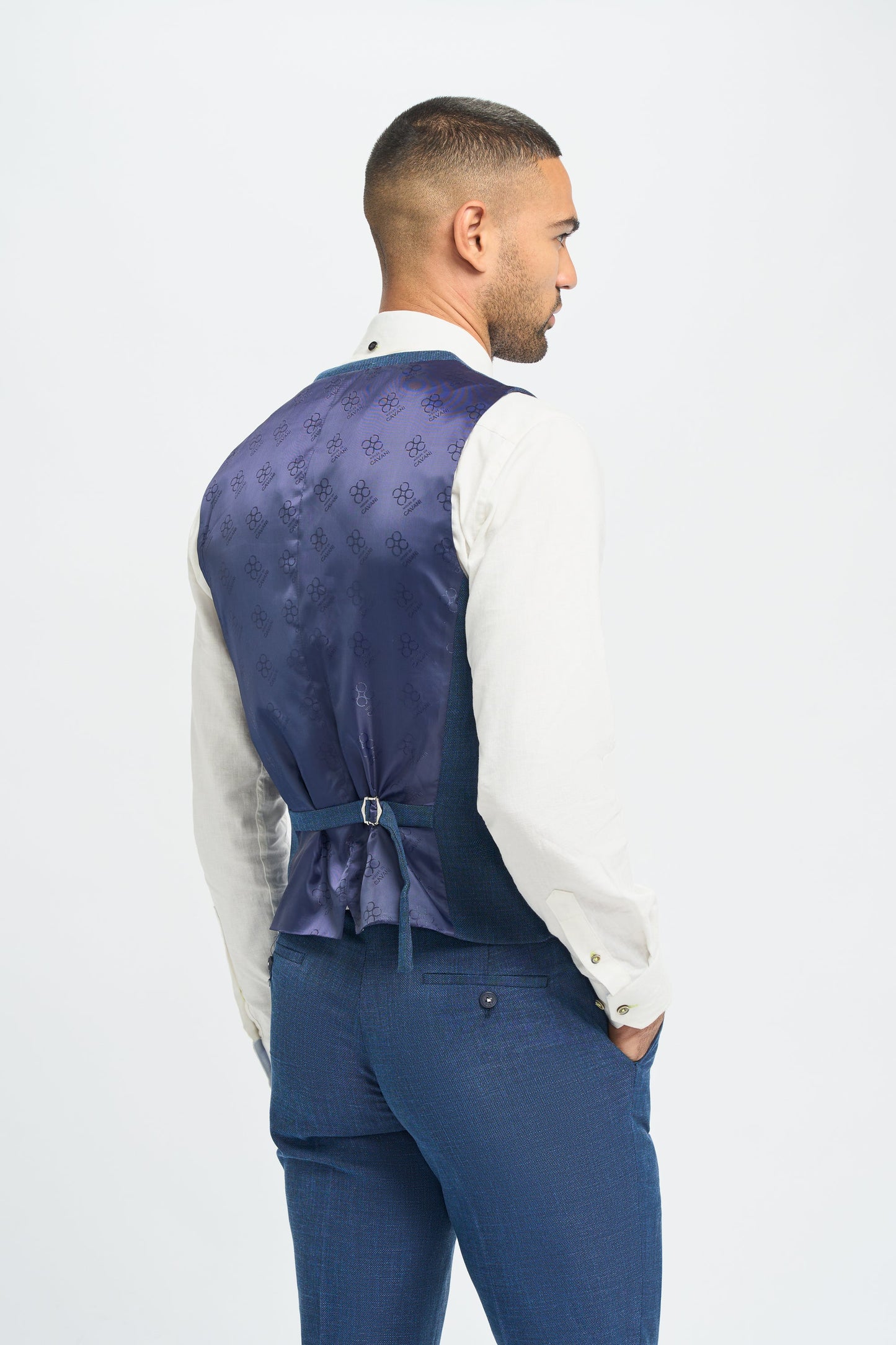 Cavani Miami Blue Waistcoat