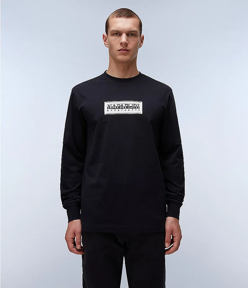 Napapijri Box Logo Long Sleeve T-Shirt