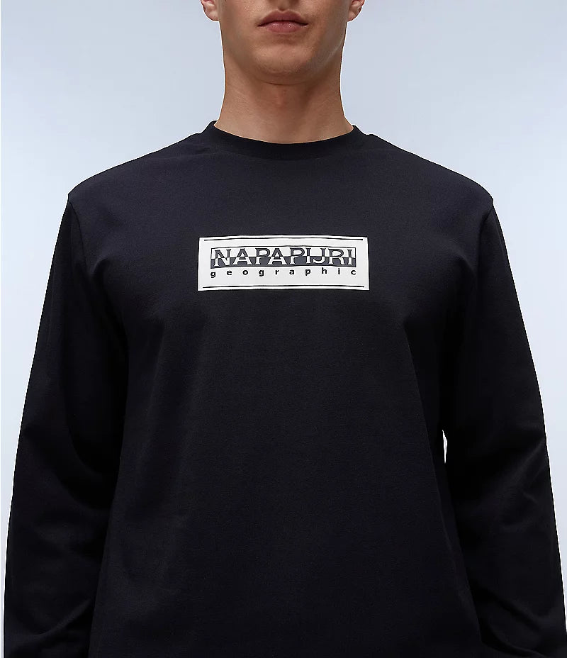 Napapijri Box Logo Long Sleeve T-Shirt