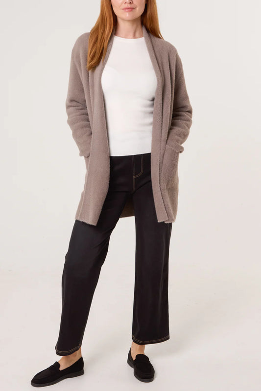 Nova of London Soft & Fluffy Mid Length Cardigan