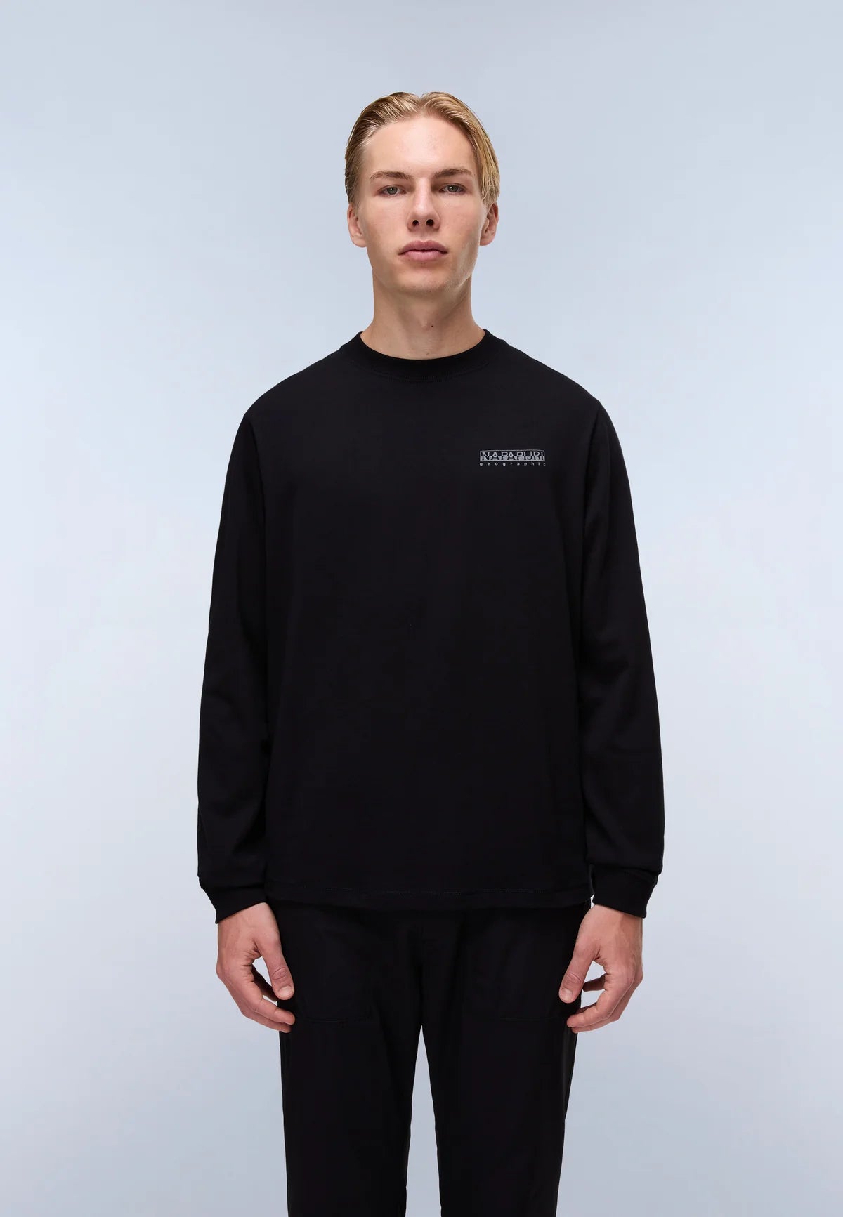 Napapijri Back Graphic Jersey Long Sleeve T-Shirt