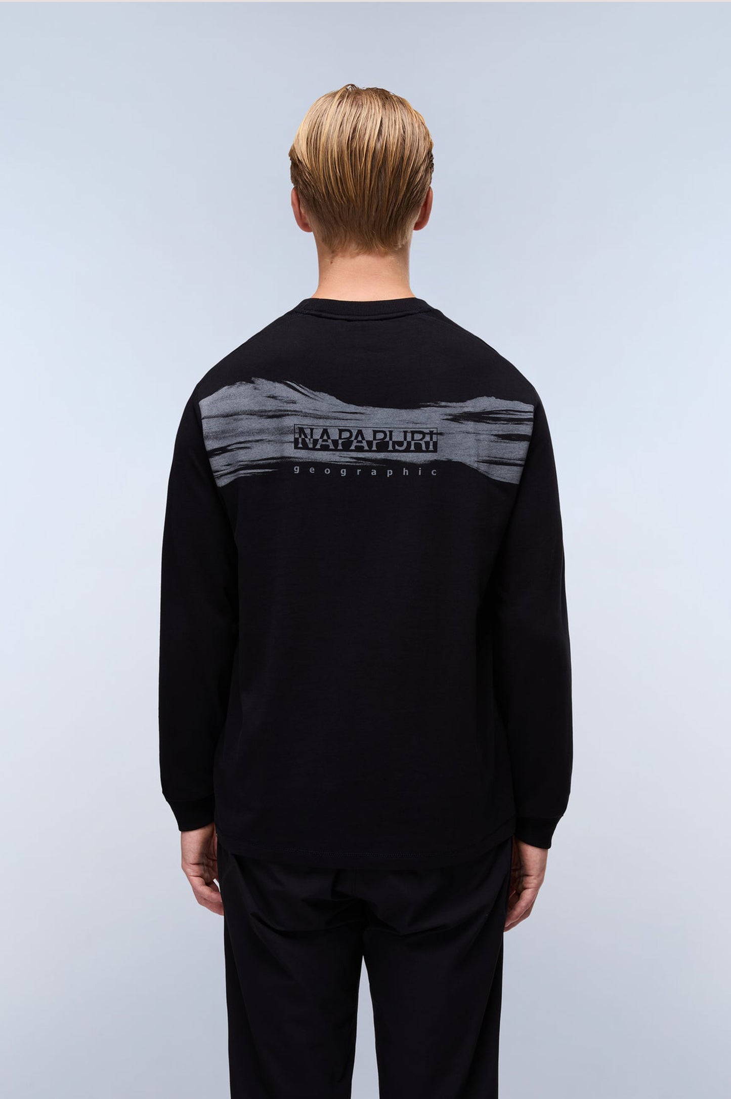 Napapijri Back Graphic Jersey Long Sleeve T-Shirt