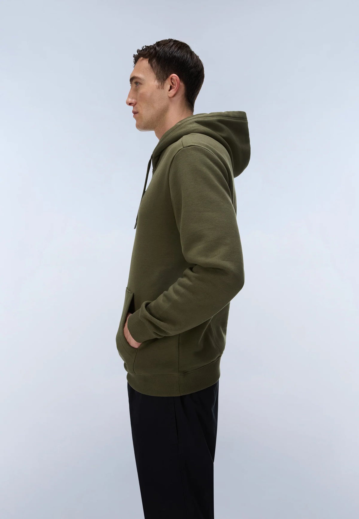 Napapijri Box Logo Hoodie Olive