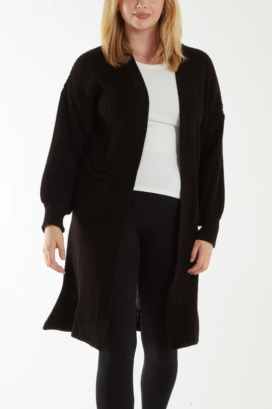 Nova of London Edge To Edge Knitted Long Cardigan