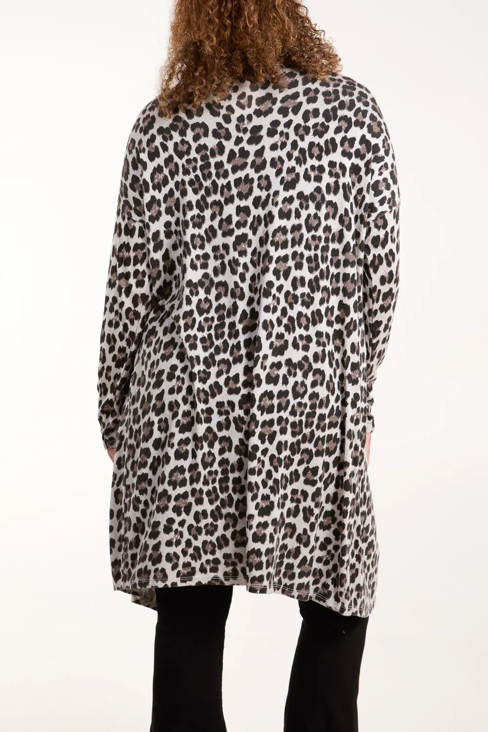 Nova of London Leopard Longline Cardigan