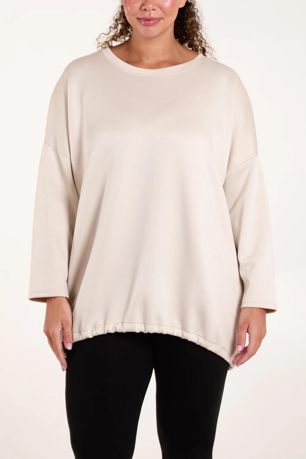 Nova of London Round Neck Roll Sleeve Sweatshirt