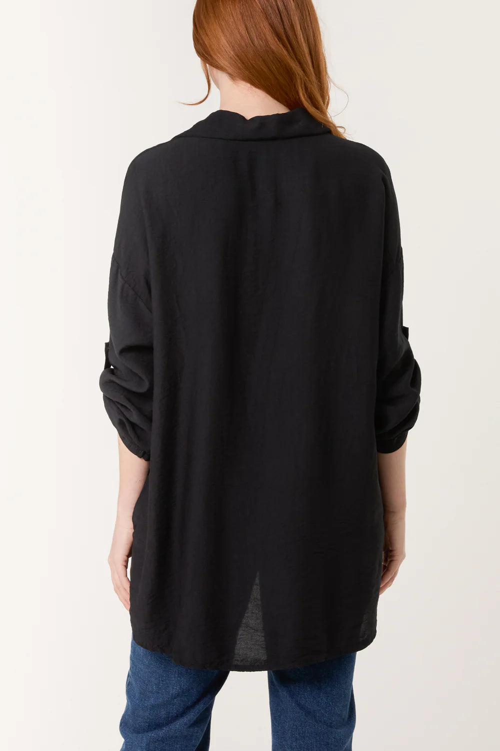 Nova of London Roll Sleeve Shell Button Shirt