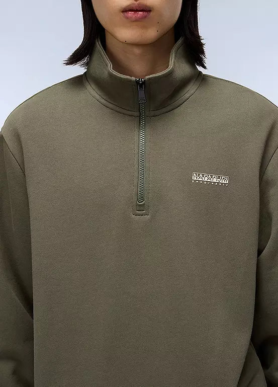 Napapijri Small Box Half Zip Sweatshirt