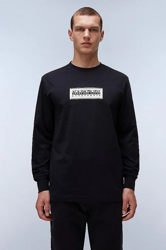 Napapijri Box Logo Long Sleeve T-Shirt