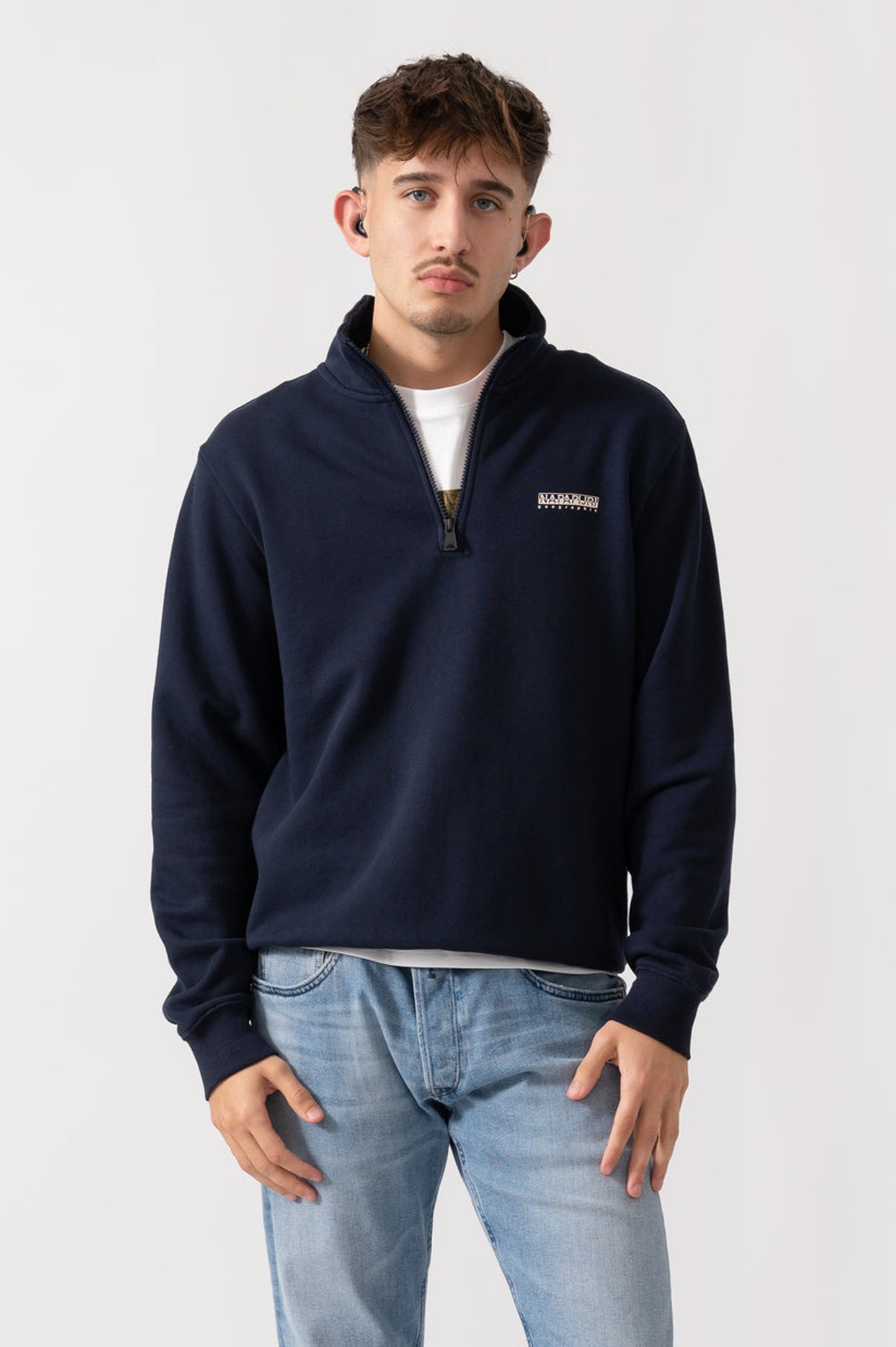Napapijri Small Box Half Zip Sweatshirt