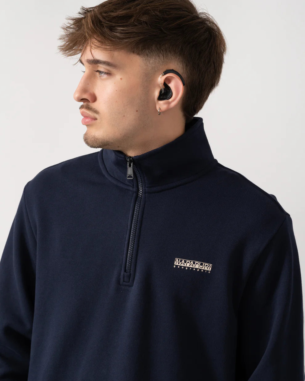 Napapijri Small Box Half Zip Sweatshirt