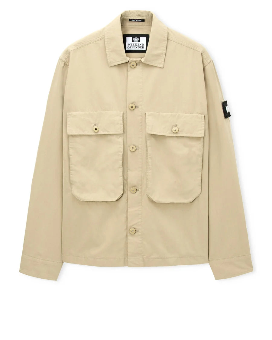 Weekend Offender Pancho Over-Shirt Stone