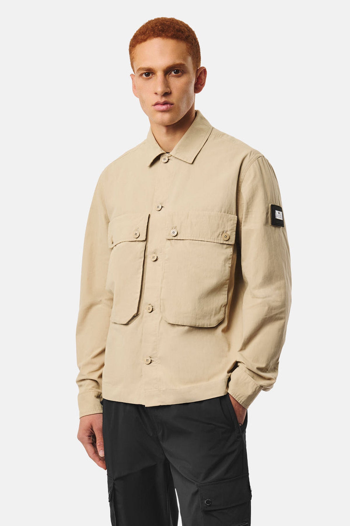 Weekend Offender Pancho Over-Shirt Stone