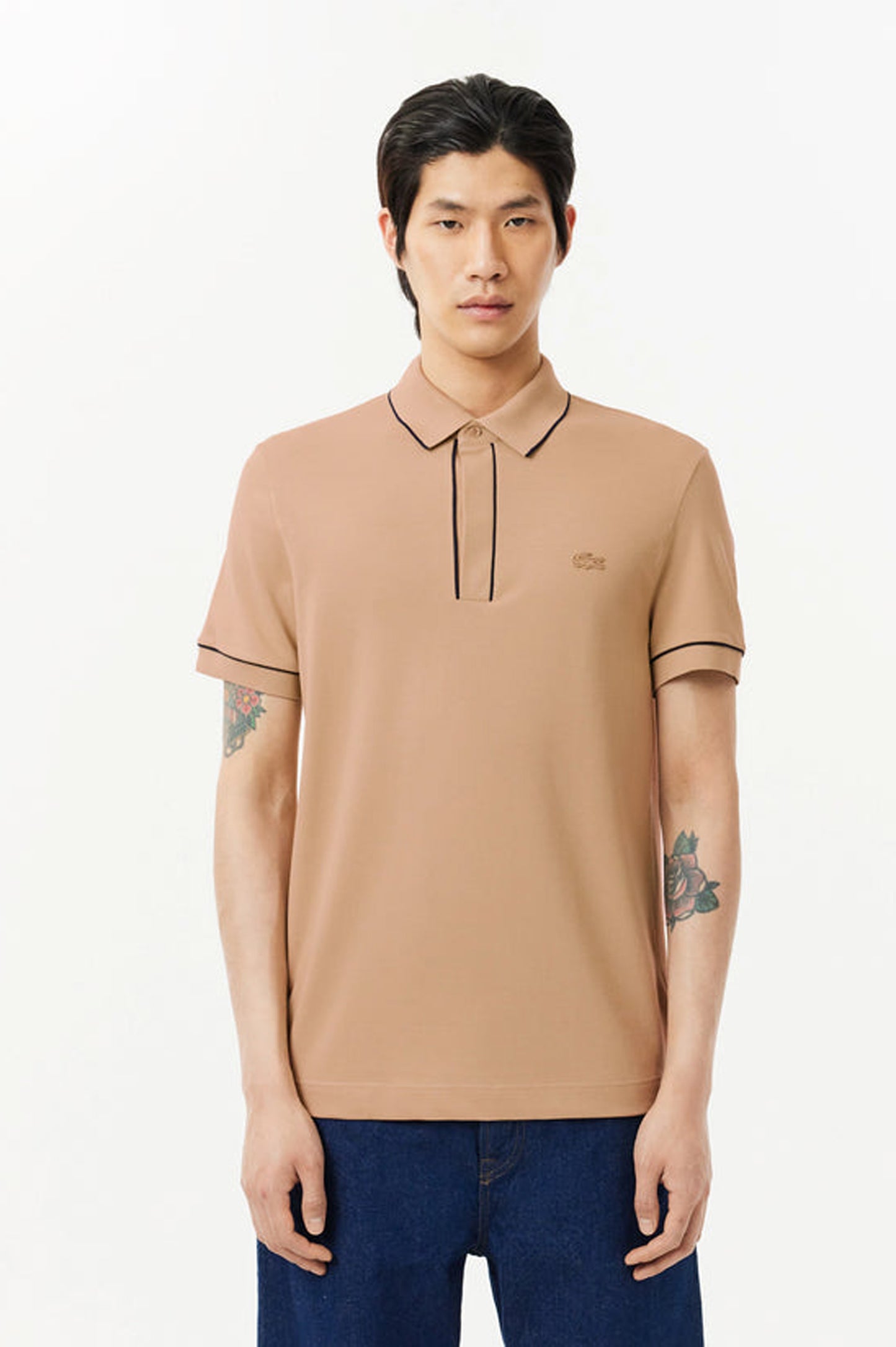 Lacoste Regular Fit Paris Stretch Piqué Polo Shirt