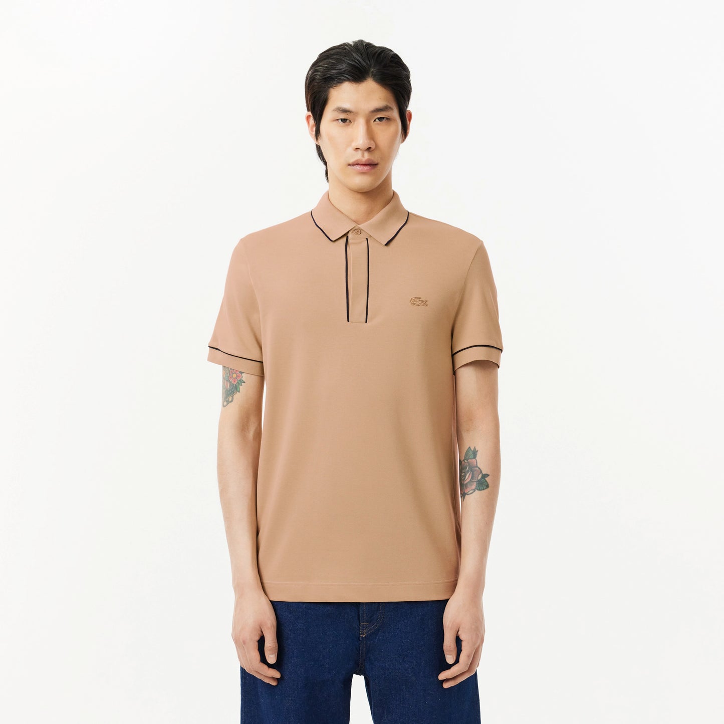 Lacoste Regular Fit Paris Stretch Piqué Polo Shirt