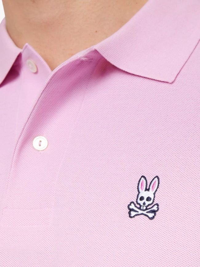 Psycho Bunny Mens Classic Pique Polo Shirt