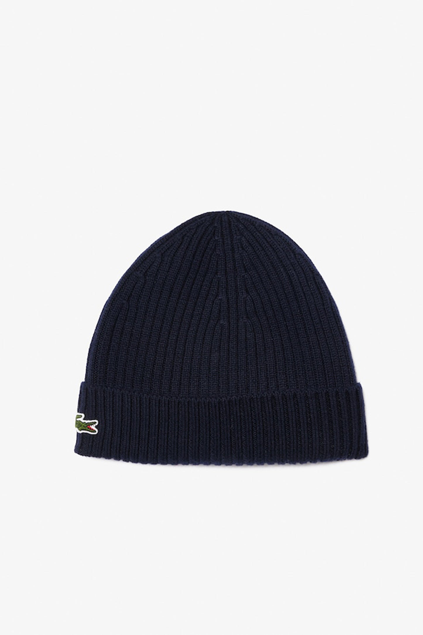 Lacoste Rib Knit Beanie Midnight Blue