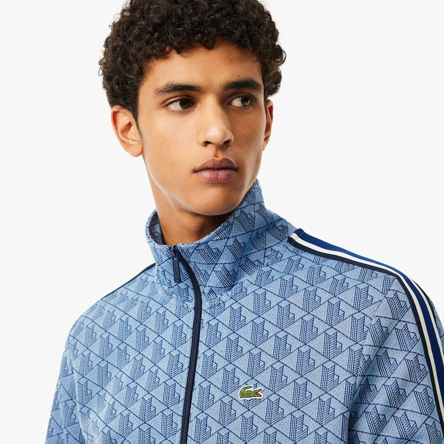 Lacoste Paris Monogram Zipped Sweatshirt