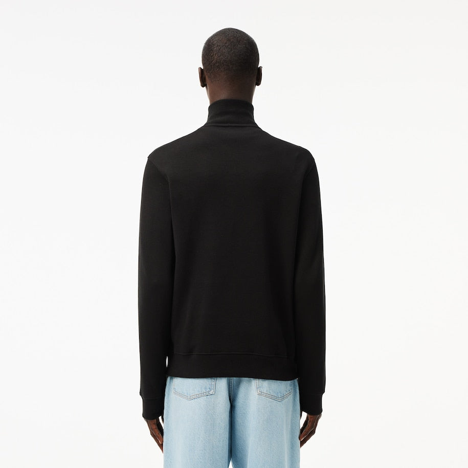 Lacoste High Neck Zipped Interlock Sweatshirt