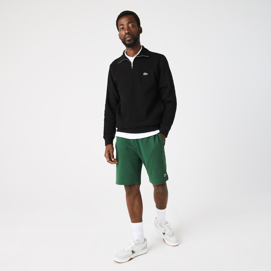 Lacoste High Neck Zipped Interlock Sweatshirt