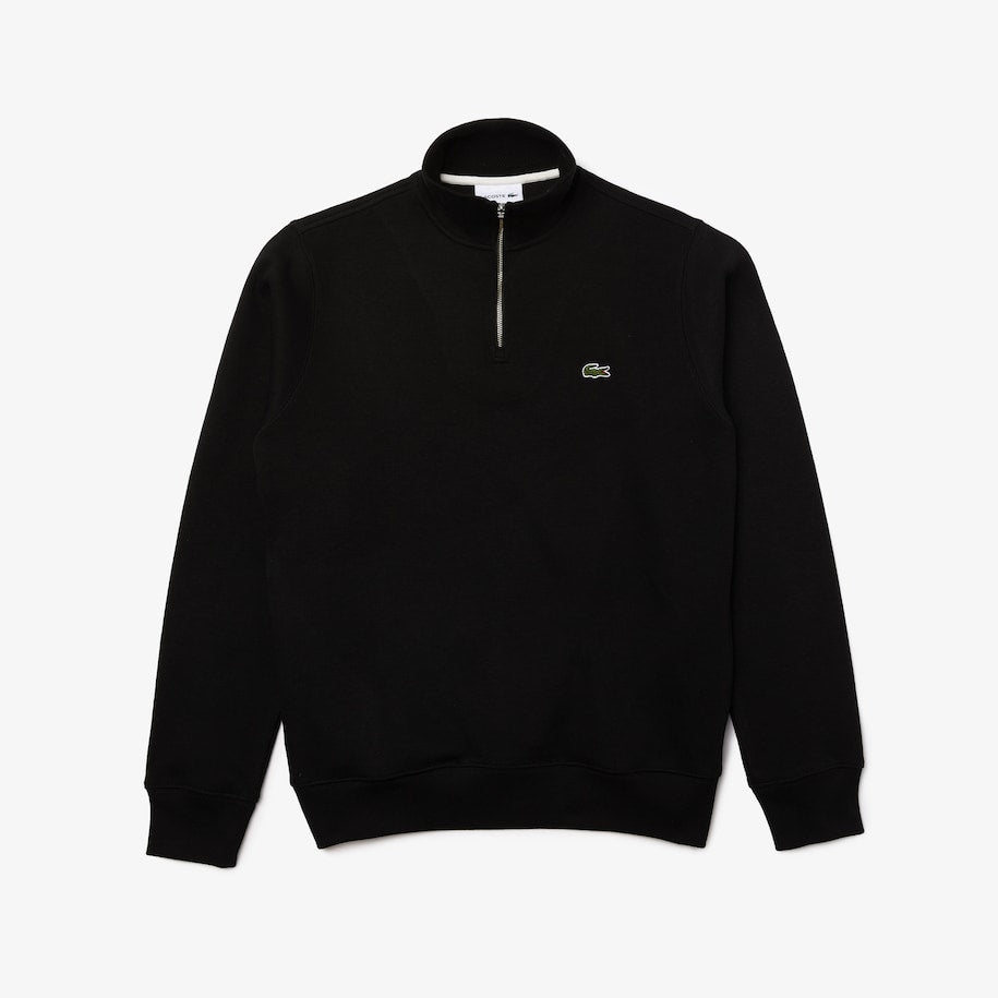 Lacoste High Neck Zipped Interlock Sweatshirt