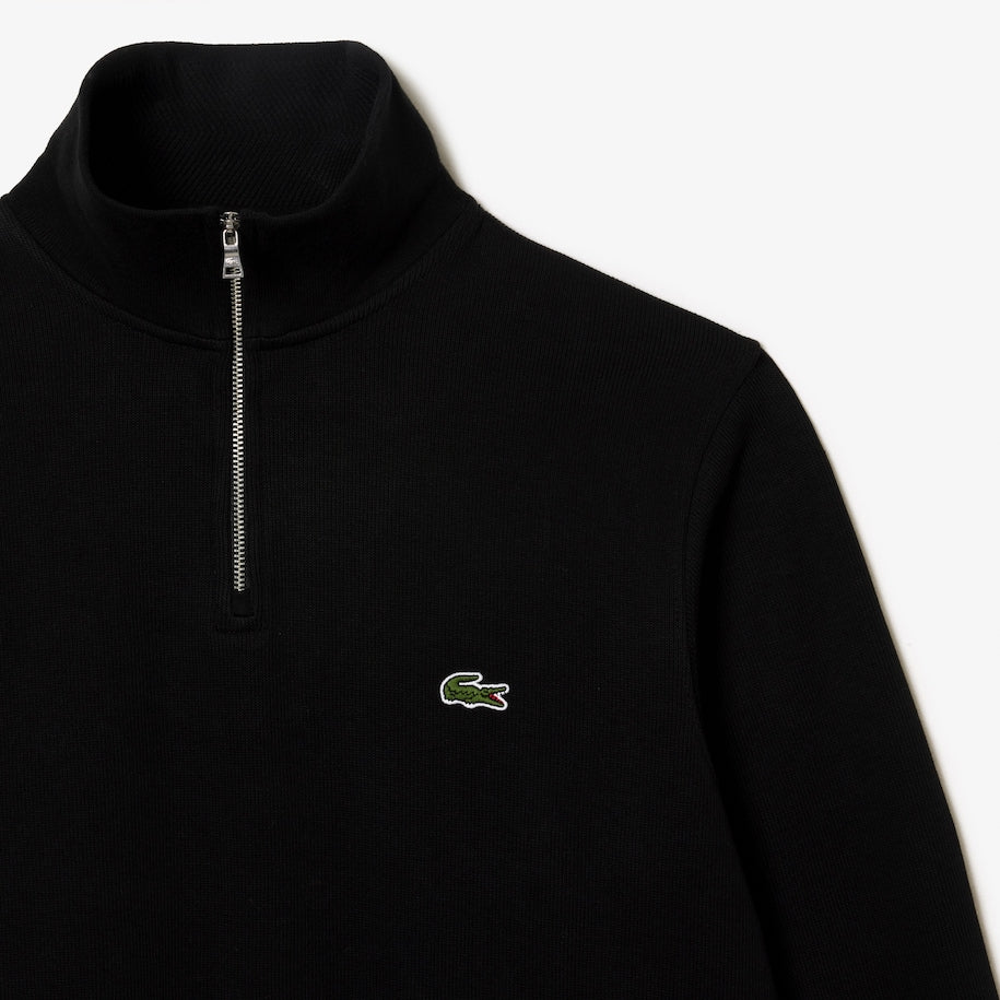 Lacoste High Neck Zipped Interlock Sweatshirt