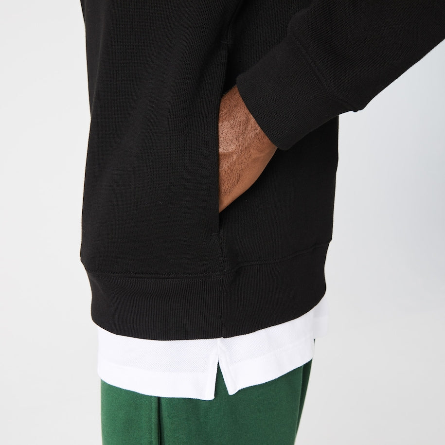 Lacoste High Neck Zipped Interlock Sweatshirt