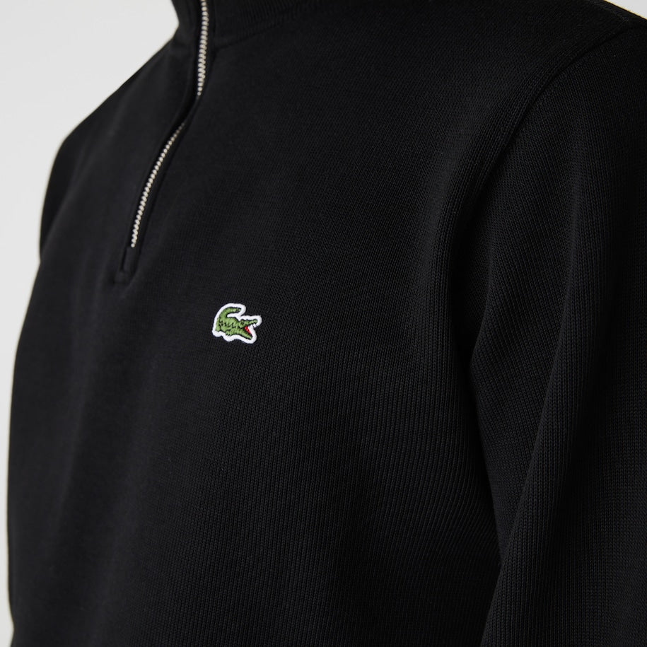 Lacoste High Neck Zipped Interlock Sweatshirt