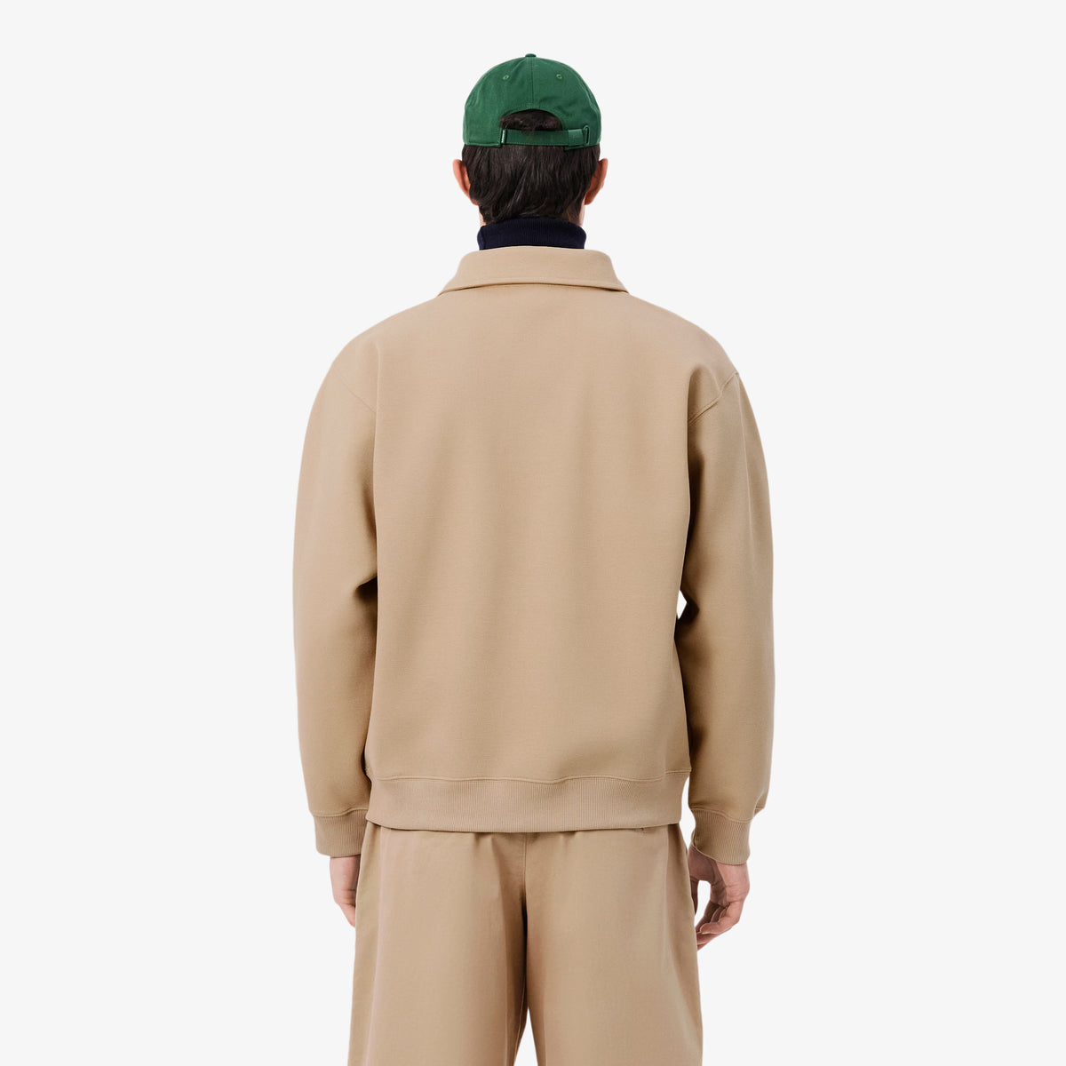 Lacoste Polo Collar Piqué Sweatshirt