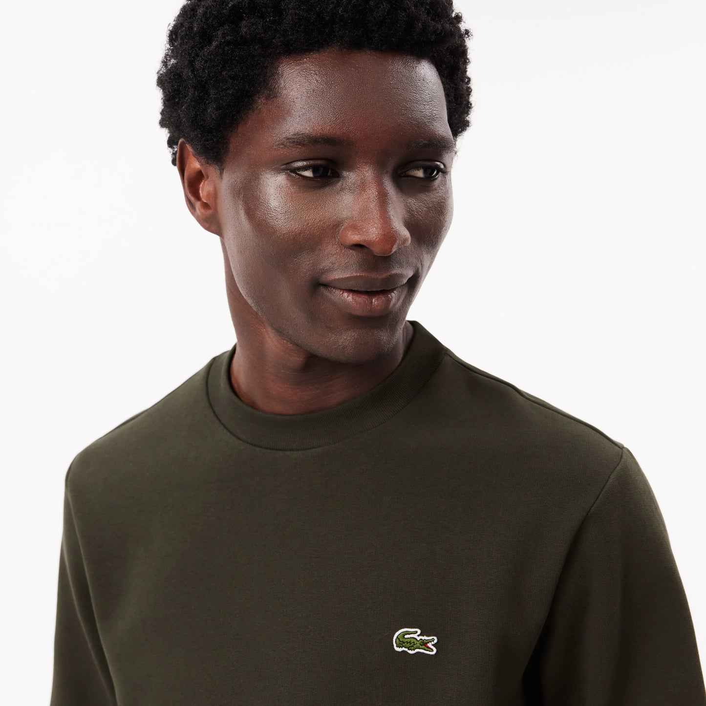 Lacoste Fleece Crew Neck Sweatshirt