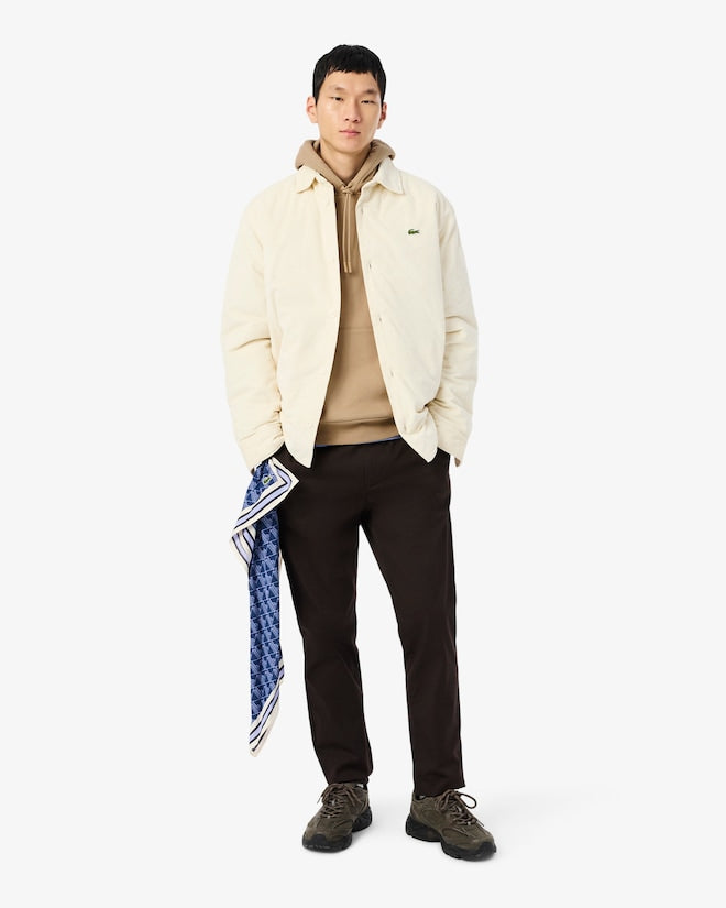 Lacoste Fleece Hoodie (Beige)