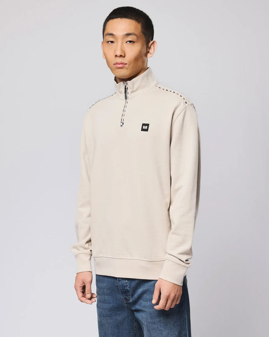 Weekend Offender Matisa Quarter Zip Sweatshirt Cement