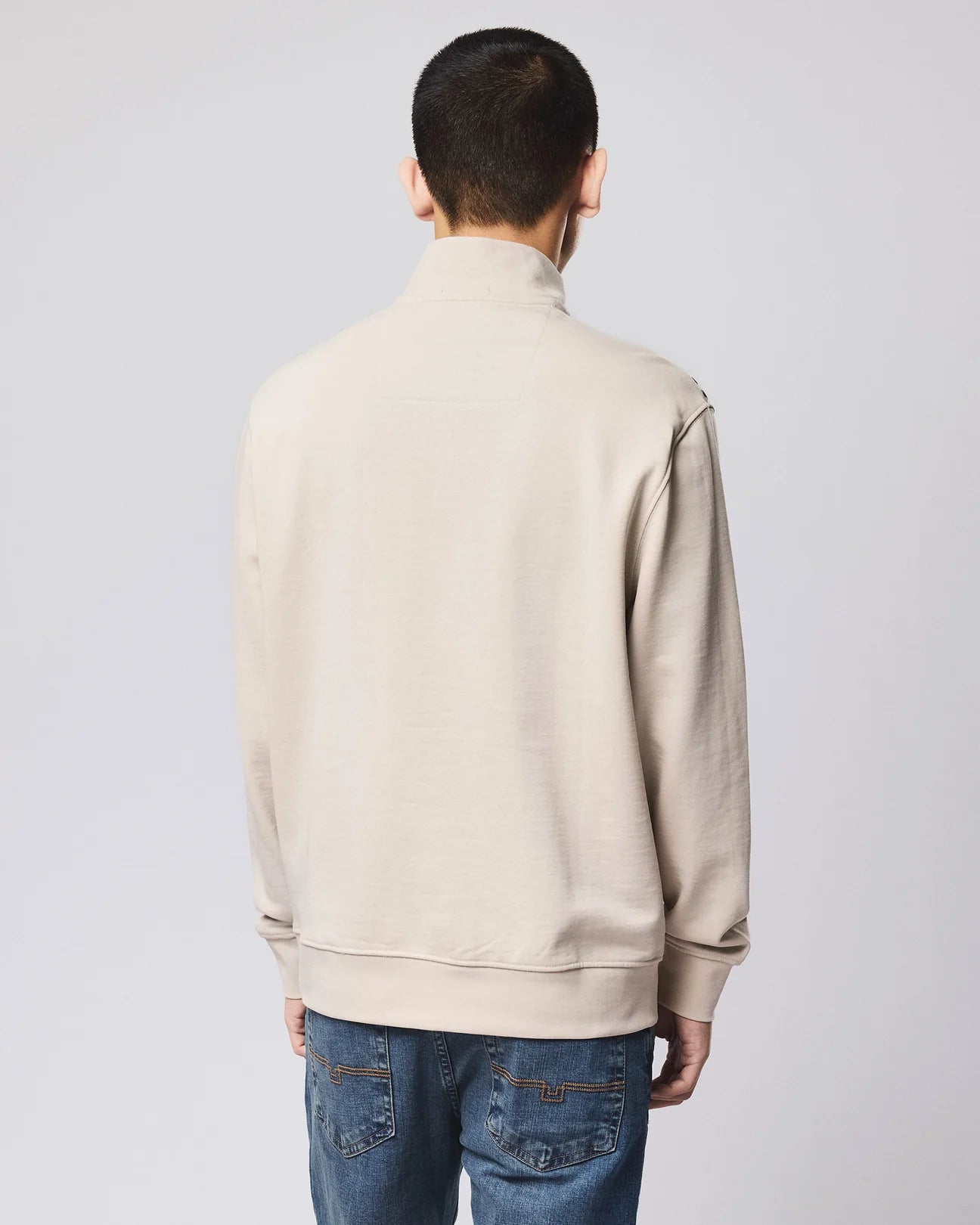 Weekend Offender Matisa Quarter Zip Sweatshirt Cement