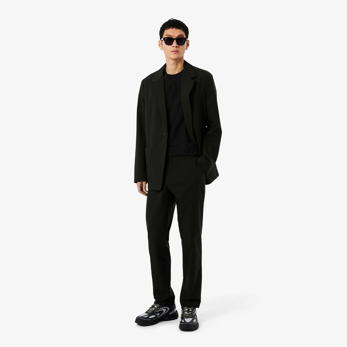 Lacoste Branded Stripe Band T-shirt