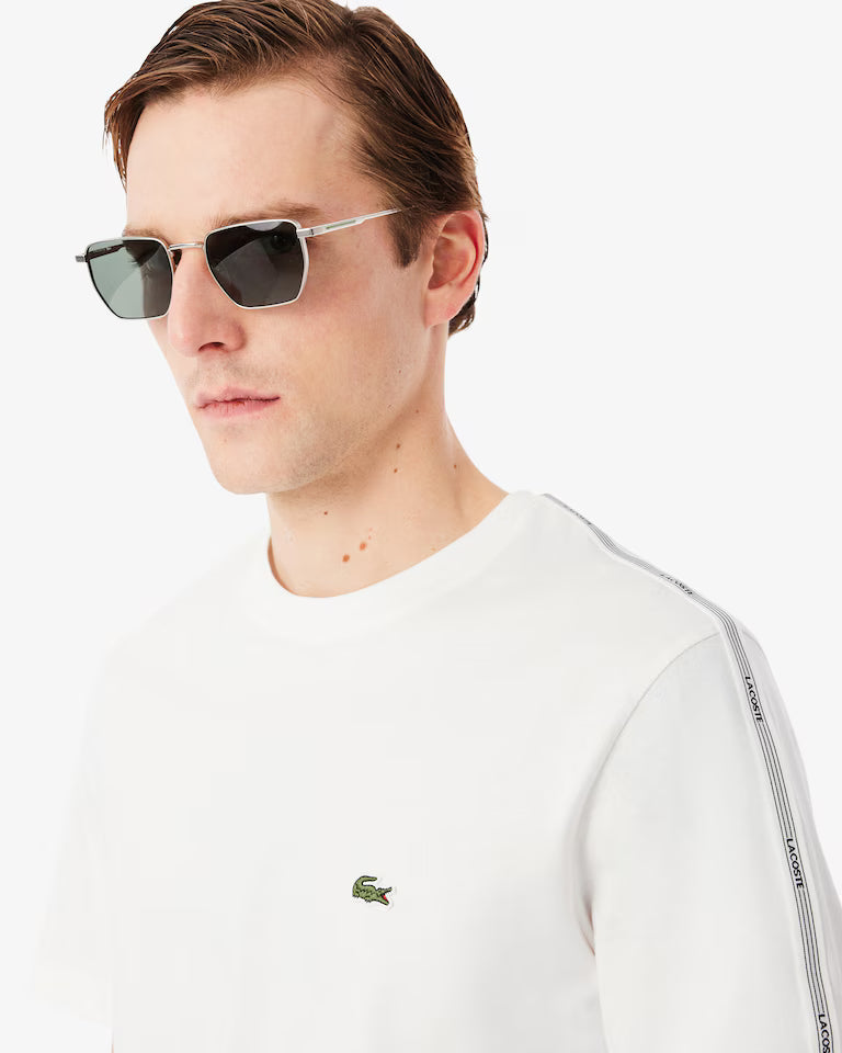 Lacoste Branded Stripe Band T-shirt