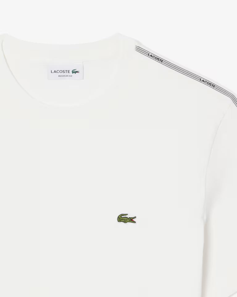 Lacoste Branded Stripe Band T-shirt