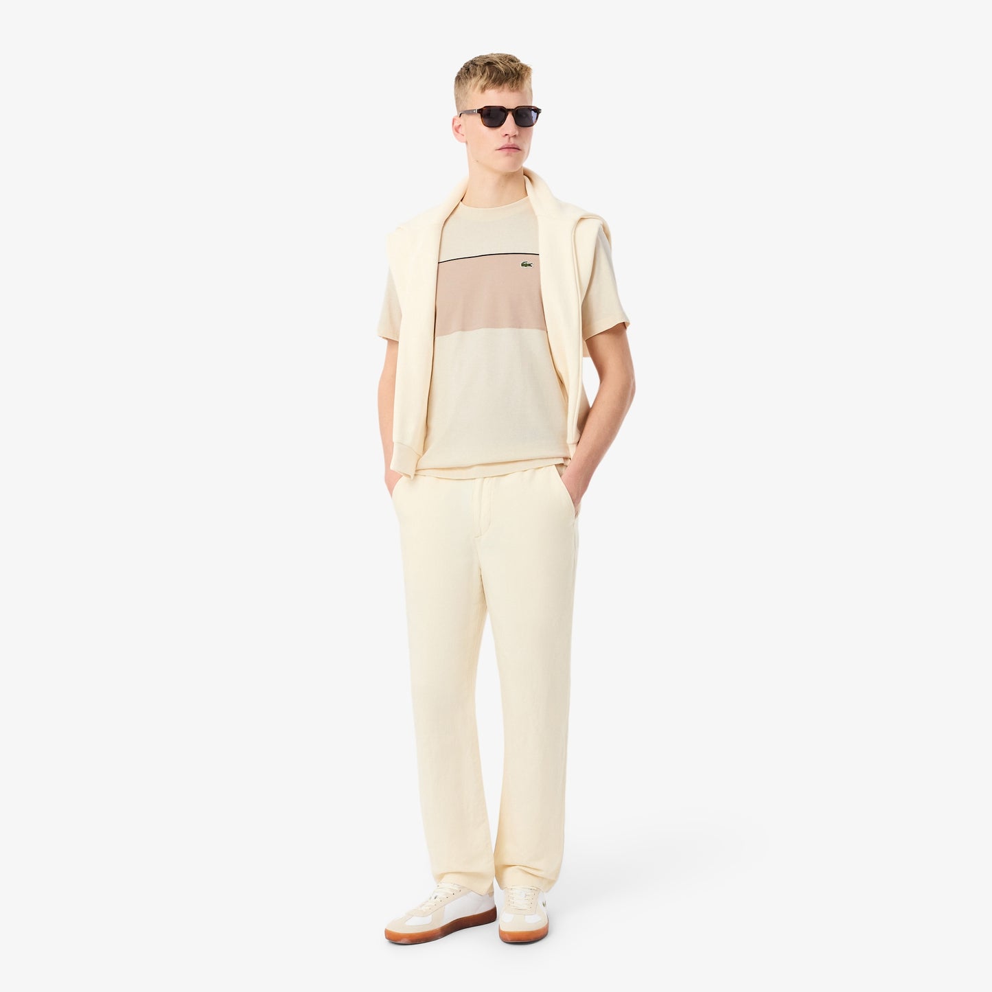 Lacoste Colour-Block Cotton T-shirt