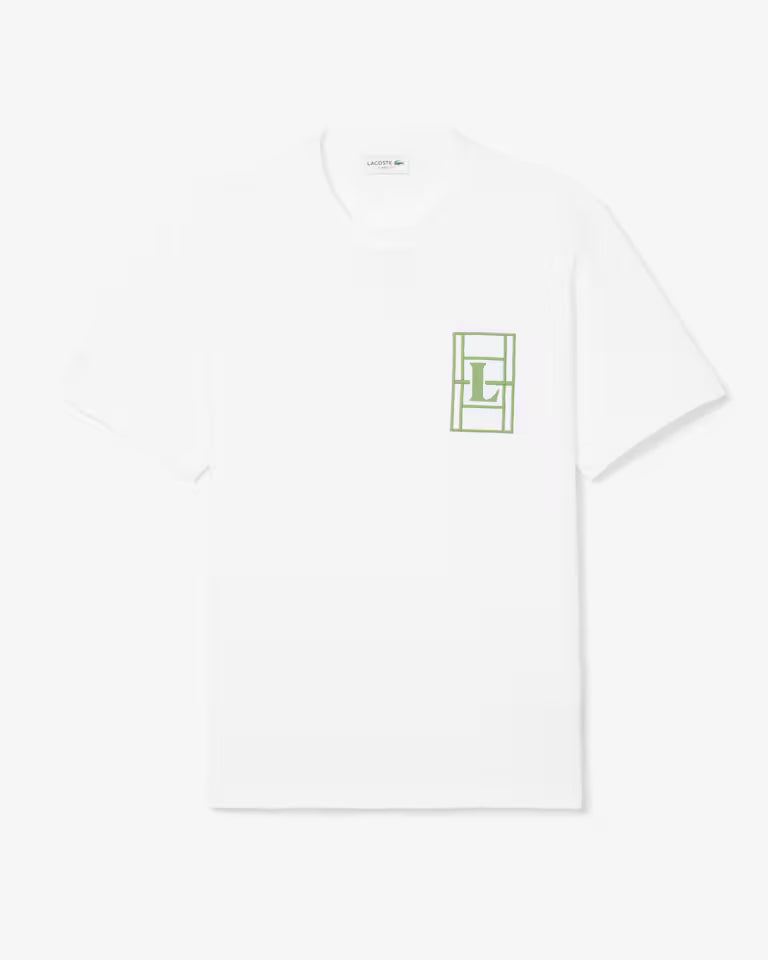 Lacoste Embroidered Heavy Jersey T-shirt