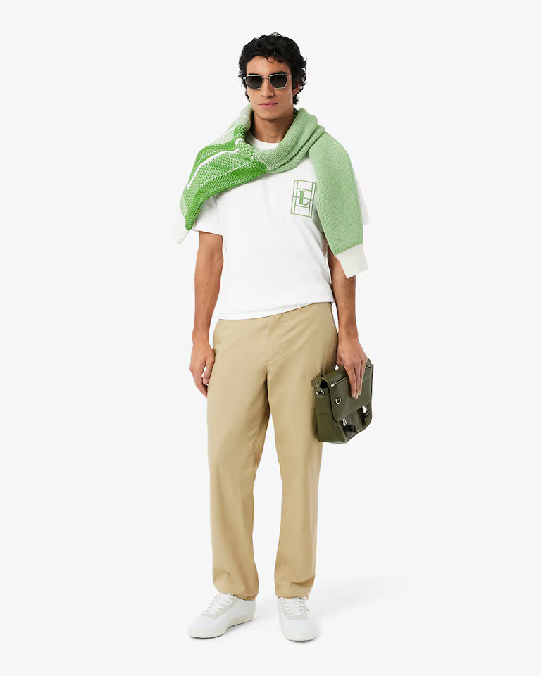 Lacoste Embroidered Heavy Jersey T-shirt