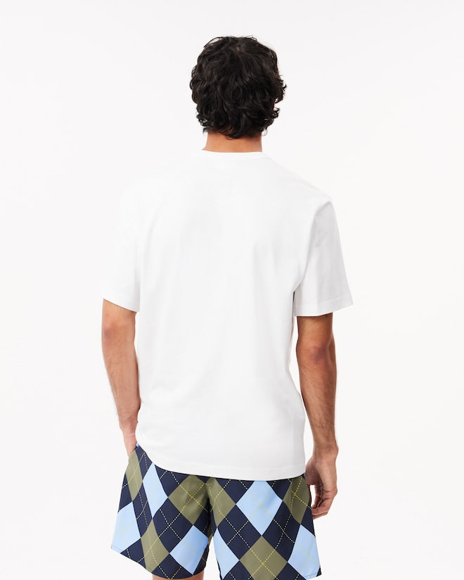 Lacoste Heavy Cotton Argyle Print T-shirt