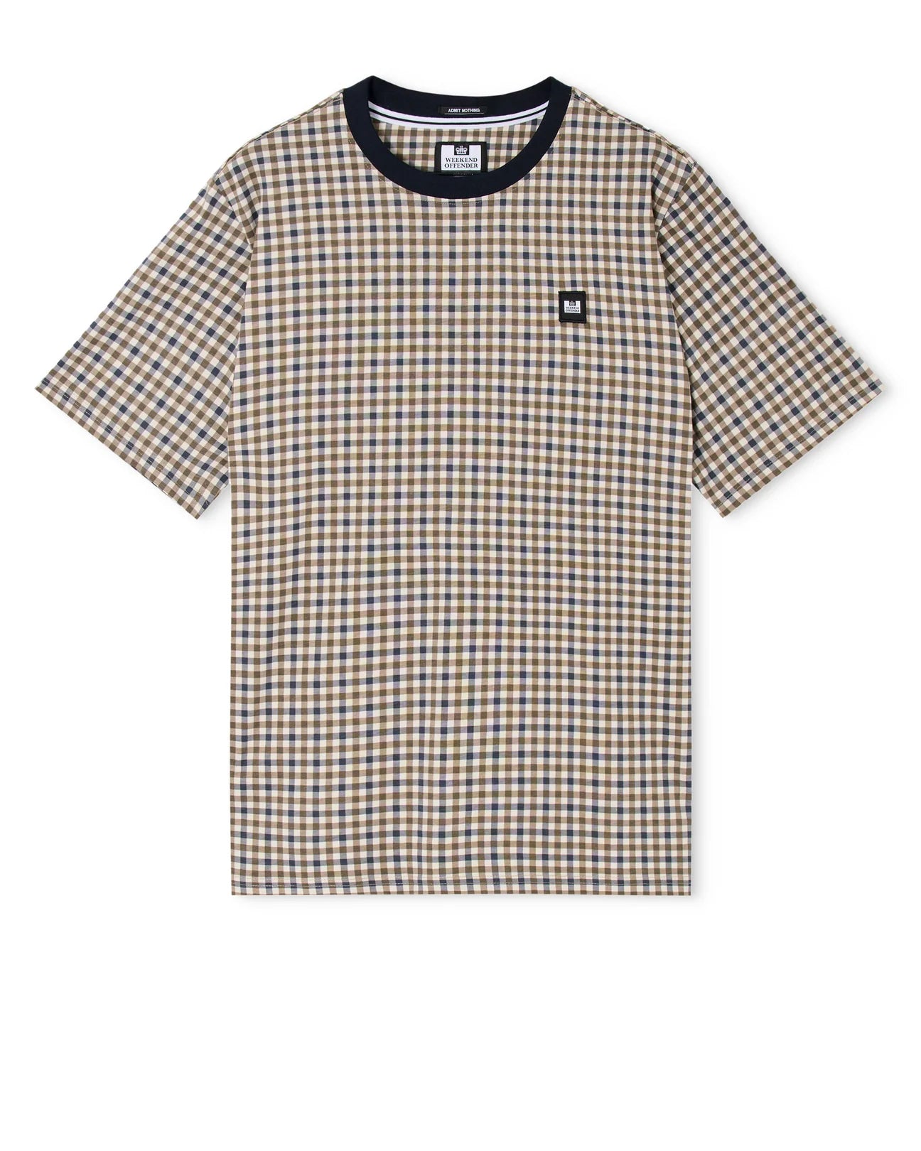 Weekend Offender Trimmer T-Shirt Mid House Check