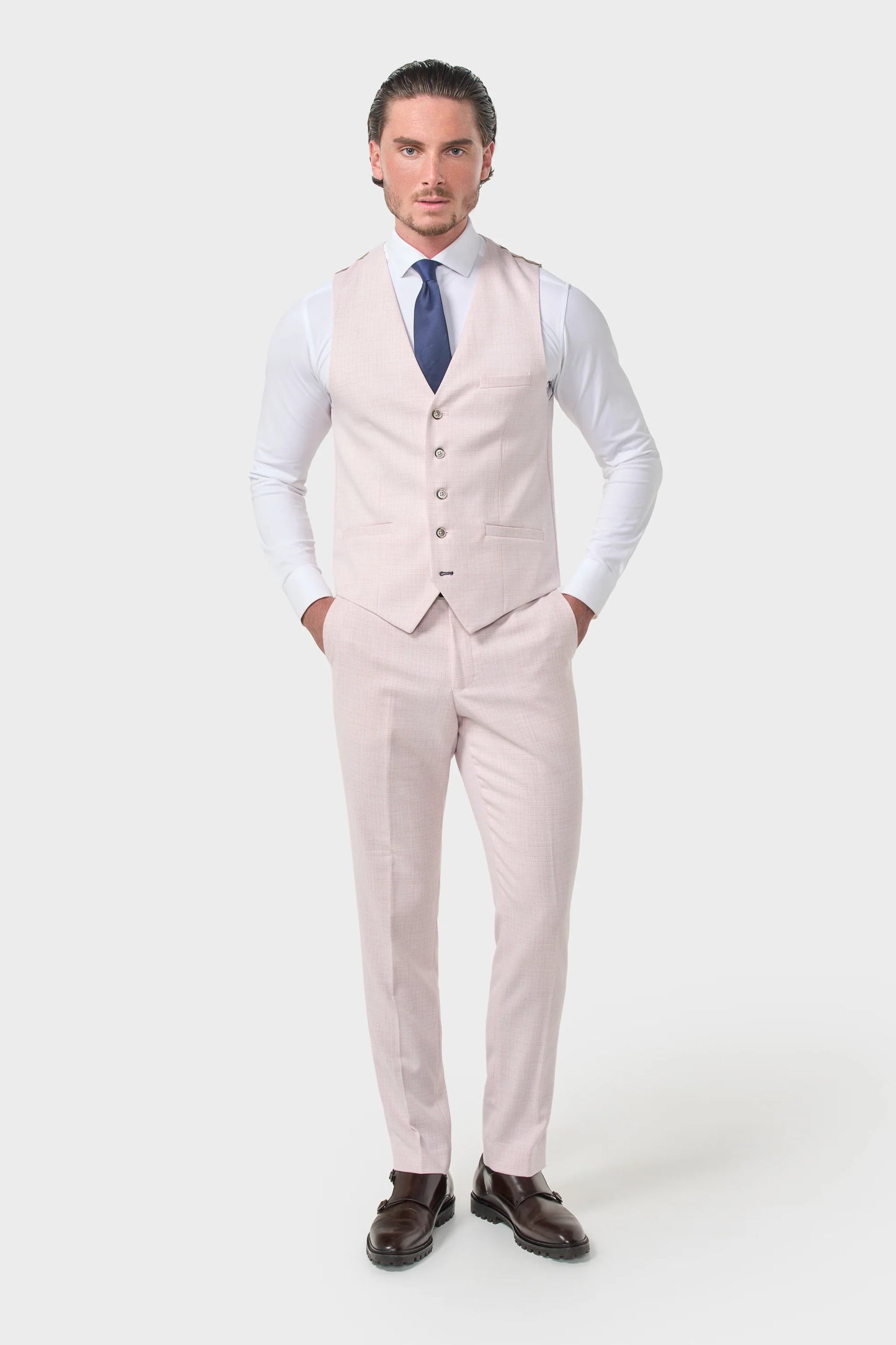 Cavani Tropez Mauve Waistcoat