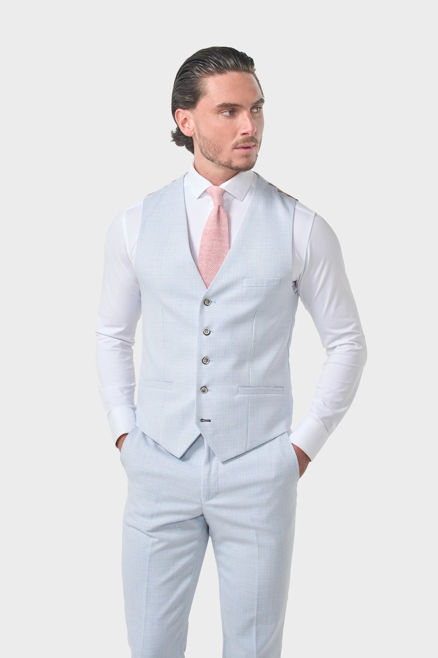 Cavani Tropez Sky Waistcoat